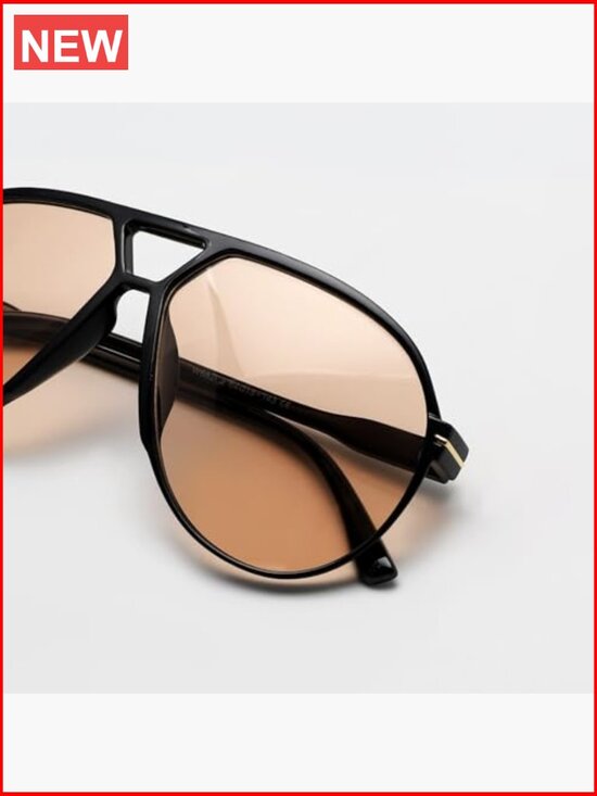 Retro Aviator Sunglasses Oversized Square Vintage Sun Glasses